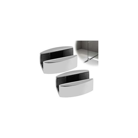 Guide de acier inoxydable Porte coulissante verre , XU,2, XU,pièces Galet guidage Système Accessoires pour portes - (1/4)