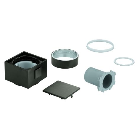 Temperaturwählgriff 49091 eckig für THM-FMS hard graphite gebürstet (1/3)