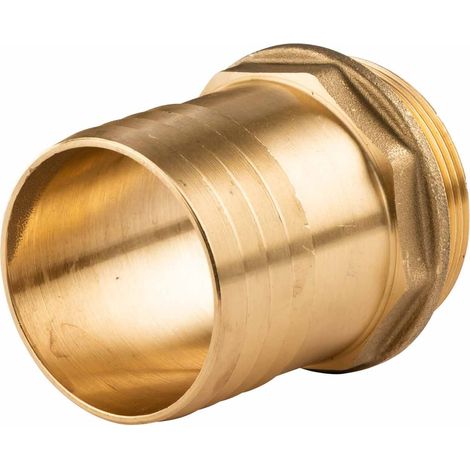 Messing Gewinde-Fitting Schlauchanschluss2" AG (DN 50) Länge 60 mm- schwere Ausführung