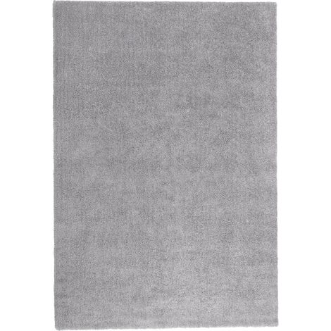 Tappeto shaggy grigio chiaro 140 x 200 cm Demre (1/5)