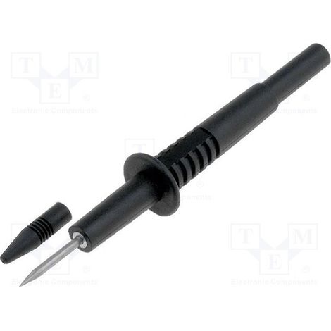 Punta Prueba 2mm 10amp Negro Longitud 103mm Ax-cp-05-b