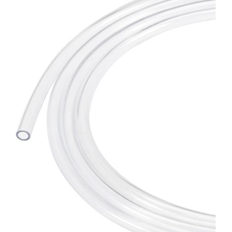 Tuyau Transparent Tube en Vinyle PVC 4.5mm ID 6.5mm OD 2M Tuyau Souple Transparent Flexible et Léger pour Tube d'Eau, Tuyau d'Air et Conduite d'Huile (1/5)