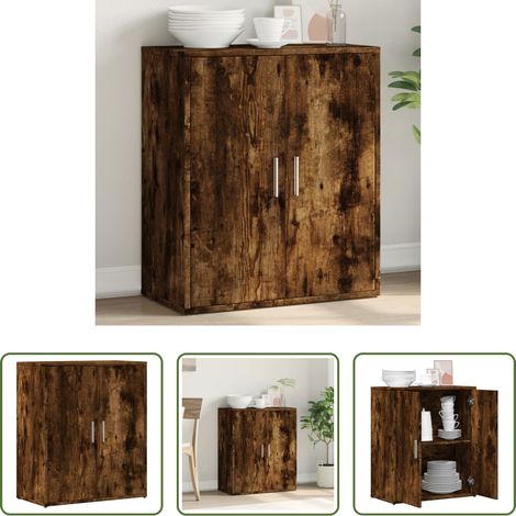 Holzwerkstoff - Sideboard Räuchereiche 60x31x70 cm Holzwerkstoff (1/5)