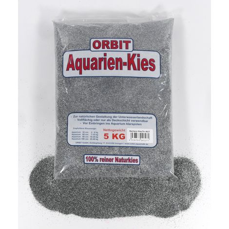 Orbit Aquarien Sand Bantano schwarz-weiß 5 kg (1/3)