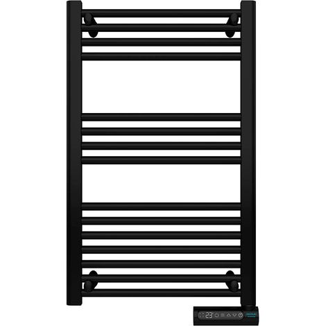 Radiateur Sèche-serviettes Électrique Basse Consommation 9100 Towel Noir 500 W, Affichage LED, Commande Tactile, Minuterie, 3 Modes de Fonctionnement, 2 Systèmes de Sécurité (1/5)