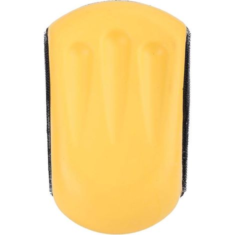 Blocco abrasivo manuale da 125 mm – fissaggio a strappo – tampone lucidante – disco abrasivo