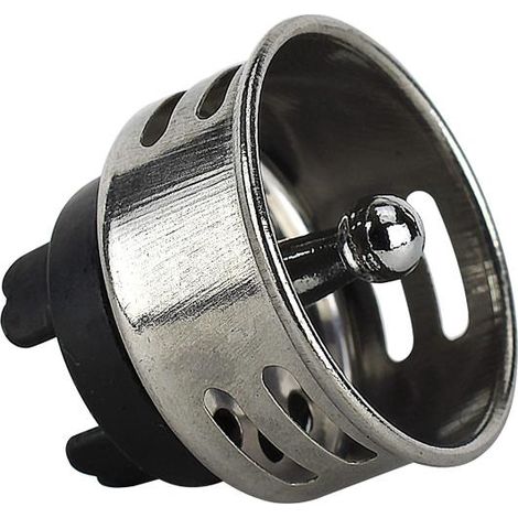 Panière d’Évier en Acier Inoxydable, Filtre Extra-Fin, Poignée Relevable, Anti-tout-à-l’égout, Universelle pour Cuisine et Bar (1/5)