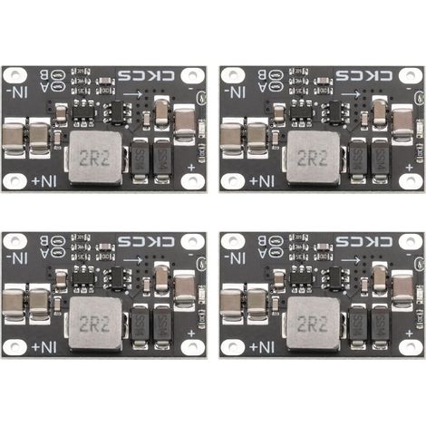 Lot de 4 Mini modules convertisseurs Booster DC-DC 3,7 V 5 V à 12 V, Module élévateur, convertisseur élévateur, Sortie 10 W, régulateur de Tension élévateur réglable, DC 5 V, 8 V, 9 V, 12 V (1/5)