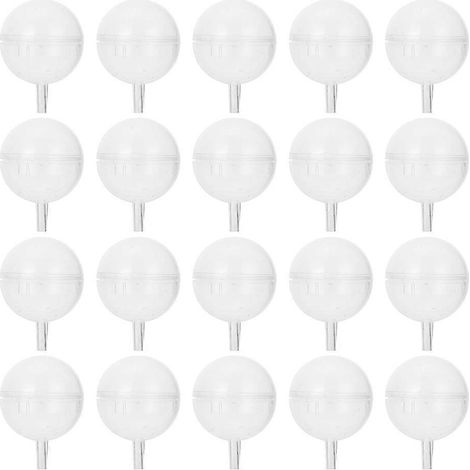 20 pièces de coupelles pour truffes en chocolat, emballages pour bonbons-5.5X4CM-Transparent