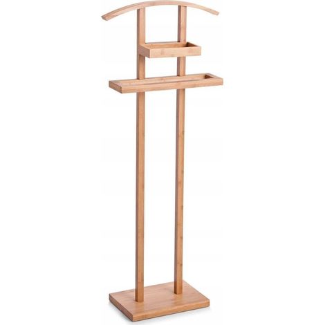 Zeller Soporte para ropa de bambú duradero