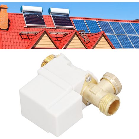 Électrovanne solaire pressurisée, vanne d'arrivée d'eau automatique, électrovanne d'instrumentation 4/5 pouces, accessoires pour chauffe-eau solaire AC220V. (1/5)