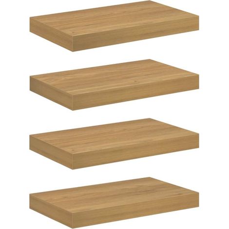 Maison Exclusive - Wandregal Wandhalterung 4 Stk. Braun 40 x 23,5 (1/5)
