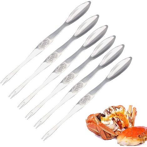 Tenedores para mariscos - Diseño de doble cara - Juego de 6 (1/5)