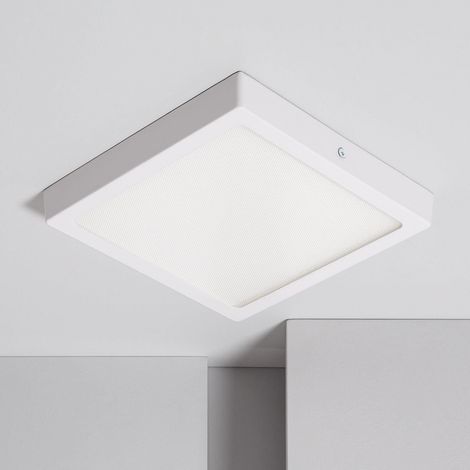 LED-Deckenleuchte 18W Eckig Superslim (CRI90) Microprismatisch CCT Wählbar (UGR17) 205x205 mm Wählbar (Warm-Neutral-Kalt) (1/5)