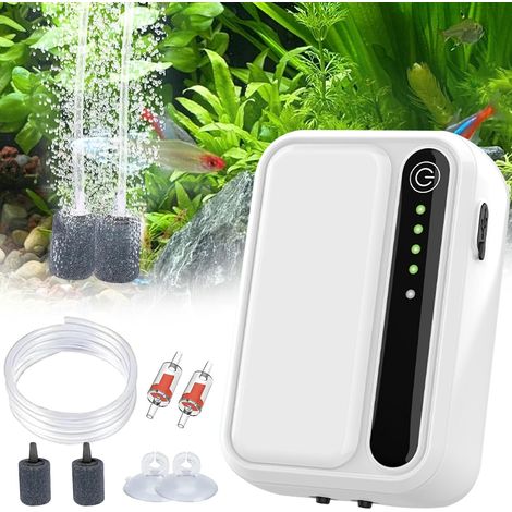 Aquarium Air Pump, Very Quiet Aquarium Air Pump, Multi-function Pump with Complete Accessories (1/5)