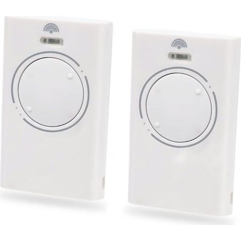 telecomandi per porta da garage a 868 MHz, telecomando a 2 canali per cancello compatibile con XT2 868 SLH LR, XT2 868 SLH (bianco) (1/4)