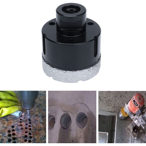 Vakuumgelöteter Diamantbohrer M14, schwarzgelöteter Bohrer M14, 55 mm (1/5)