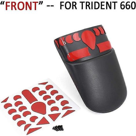 NEU 2022 Für Trident 660 Trident660 Hinterradkotflügelverlängerung Motorrad Kotflügelverlängerung Spritzschutz Reifenabdeckung--Vorderradkotflügel