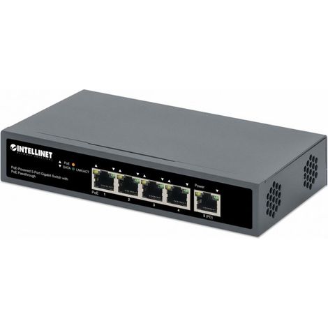 Intellinet - 5-Port Gigabit PoE Switch, 65W (1/5)