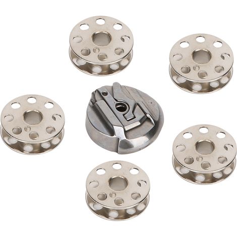 Accessoires pour machines à coudre Singer 221, 222 et 301 : boîtier de canette et navette. (1/5)