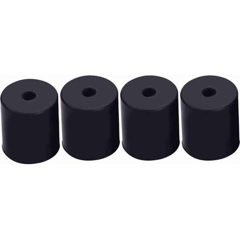 Jeffergarden 4 pièces d'espacement solide en silicone, colonne de silice de nivellement de lit chaud de 18 mm, compatible avec l'imprimante 3D Ender-3/Ender-5/CR-X/CR-10/CR-10S
