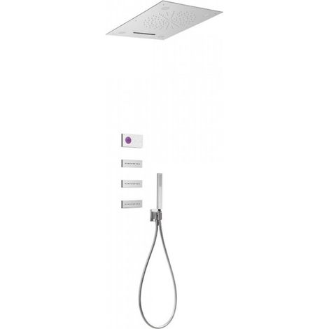 Kit de douche thermostatique encastré SHOWER TECHNOLOGY CHROMOTHERAPY - TRES 09286402 (1/2)