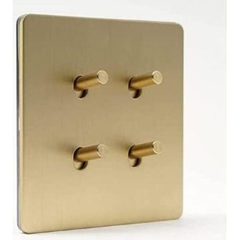 Universal four-position rocker switch, single/double control, type 86 flush-mounted switch panel (1/5)