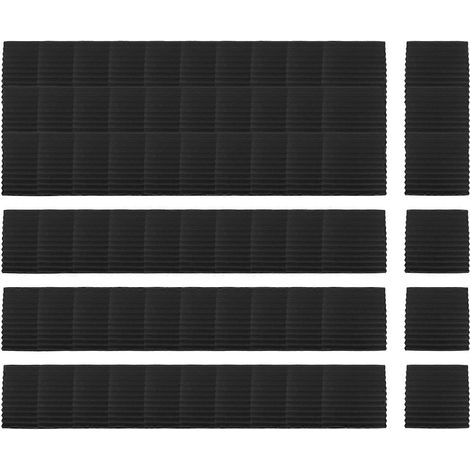 60 panneaux d'isolation acoustique en mousse pour studio, pour murs, pour studio à domicile, 2,5 x 30 x 30 cm (1/5)