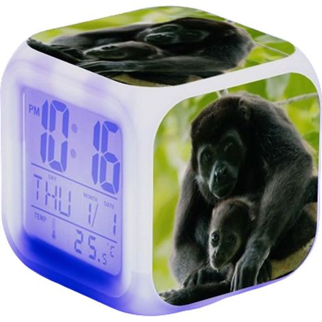 Réveil pour Enfant avec Lumière Snooze Alarme,LED Cube Enfants (1/5)