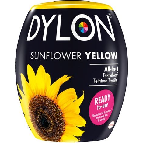 DYLON - Teinture dylon pod grand teint machine tournesol 350g