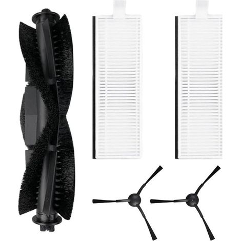Kit d'accessoires pour Laresar Evol 3 : 5 brosses latérales, 1 rouleau principal et 2 filtres HEPA (1/4)