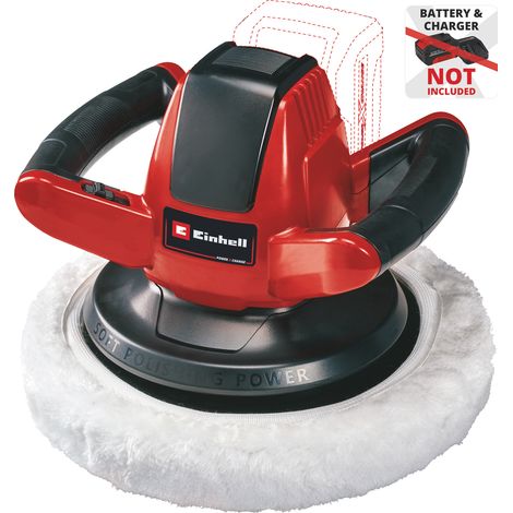 Einhell Akku-Autopoliermaschine CE-CB 18/254 Li-Solo Power X-Change (Li-Ionen, 18 V, 2.500 U./Min., Ein-/Ausschalter, Überlastschutz, Softgrip, ohne Akku und Ladegerät) (1/5)