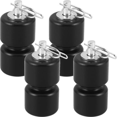 Kit de 4 Rouleaux d'assistance Levage de hayon de remorque en Alliage d'aluminium, Comprenant des Rouleaux Robustes, des rondelles et goupilles pour Une Maintenance Facile (1/5)