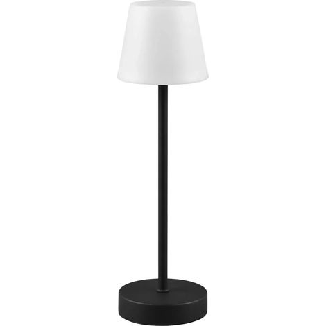 Lampadaire et lampe de jardin, Lampe outdoor moderne Martinez Noir en Plastique, TRIO (1/5)