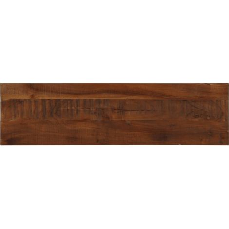 Tischplatte 110x30x3,8 cm Rechteckig Altholz Massiv