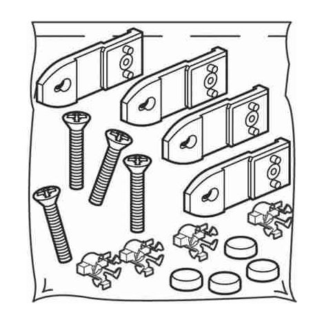 Kit de 4 supports de fixation BTI93000FMPL
