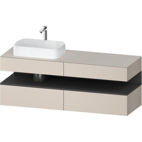 Duravit Collection One Konsolenwaschtischunterbau, 2 Auszüge, 2 (1/2)