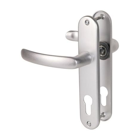 Poignée de porte interrupteur levier 165 mm – Pour bois dur – Clé lumineuse – Ensemble avec serrure – Vachette (1/7)