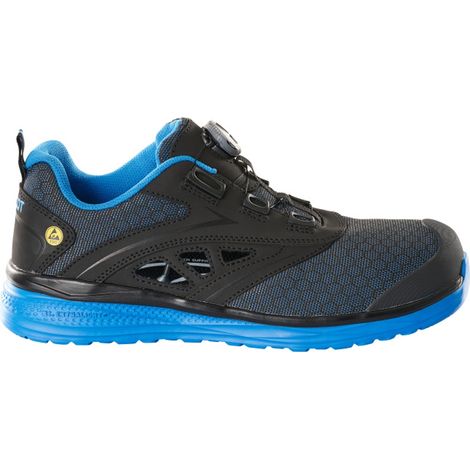 Mascot Sicherheitssandale S1P mit BOA® Sicherheitssandale S1P Sicherheitsschuhe Gr. 1038, schwarz/kornblau