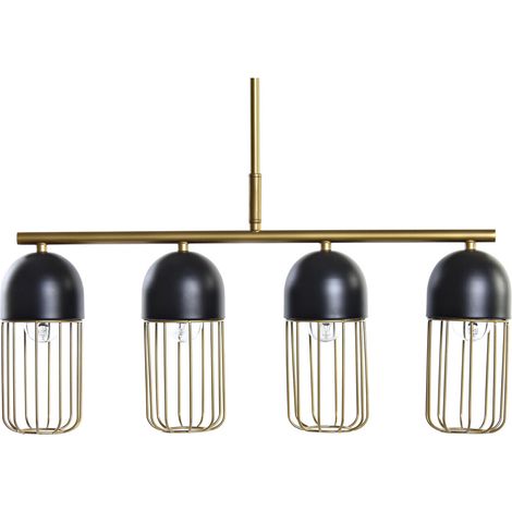 Lampara Techo Metal 60X11X26 Negro LA195758 (1/5)