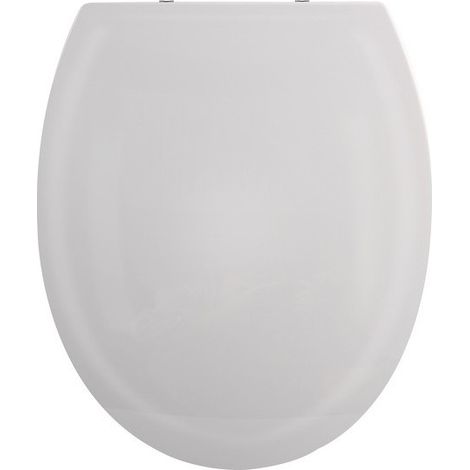 Abattant wc HARRY Gris Clair - Charnière Zinc Spirella