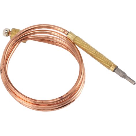 Thermocouple à réponse rapide, résistant haute température, pièce de rechange compatible chaudières gaz, chauffe-eau et fournaises. (1/5)