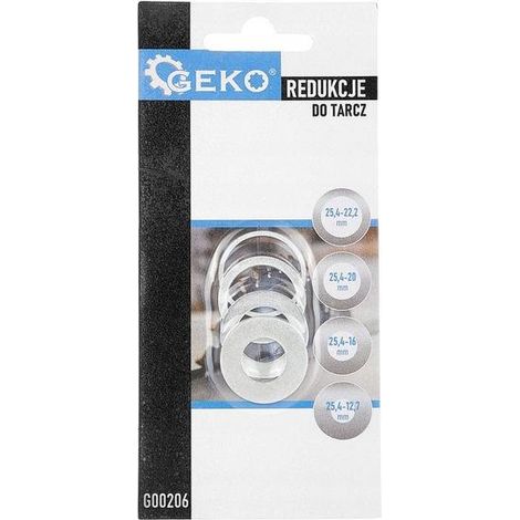 Geko Kit di riduttori in alluminio per dischi da taglio