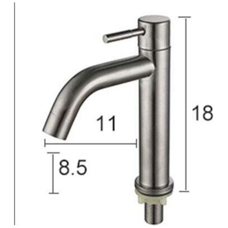 BARKBUSTERSRobinet Lavabo,Salle Bain avec Haut Mitigeur Lavabo pour Lavabo ou Vasque de Salle Bain, Chaude et Froide Réglable de Mitigeur Lavabo,Laiton Chromé