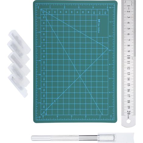 Kit de découpe de papier A5, tapis de couture, planche à découper, sceaux gravés, fournitures artistiques (1/5)