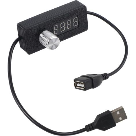 Minuteur USB avec interrupteur marche/arrêt et compte à rebours (1/5)