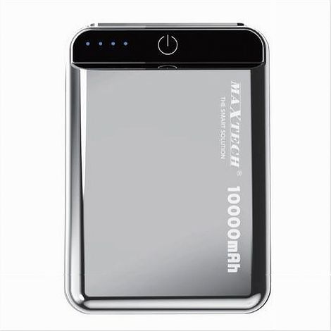 MaxTech - Power Bank 10000 Mah 2xusb 2.1a Super Ricarica Caricabatteria Portatile Pa-tm015 - (1/2)