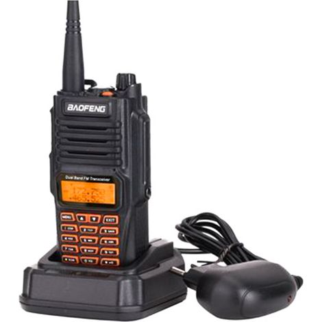 Walkie talkie ricetrasmittente Bf-9R 1pz portatile dual band 128 canali