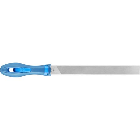 PFERD TOOLS Mühlsägefeile mit Heft runde Kanten Flachstumpf 250mm Hieb 2 universell zum Schärfen (1/4)