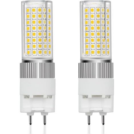 G12 16w LED Corn Light ampoule 220V 1600lumen blanc chaud 3000k Corn Light 360 ° angle de faisceau lampe frontale ampoule équivalente à 160W halogène (2pcs, non dimmable)